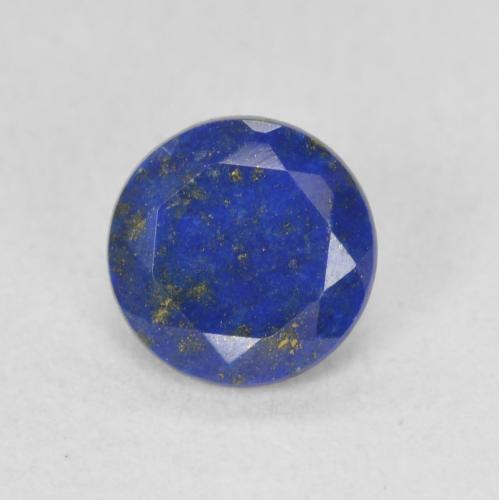 Lapis-lazuli Bleu électrique naturelle Coupe roude, 0.88 ct, Opaque