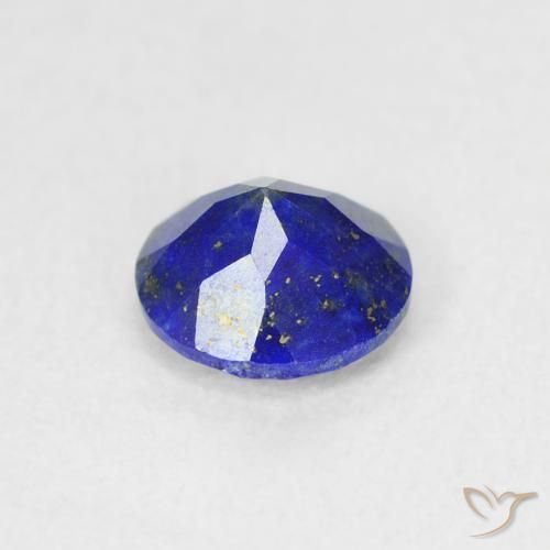 Lapis-lazuli Bleu moyen naturelle Coupe roude, 0.75 ct, Opaque