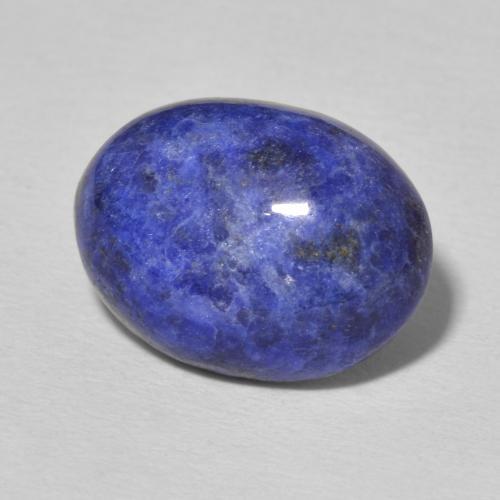 Lapis-lazuli Bleu foncé naturelle ovale, 8.35 ct, Opaque