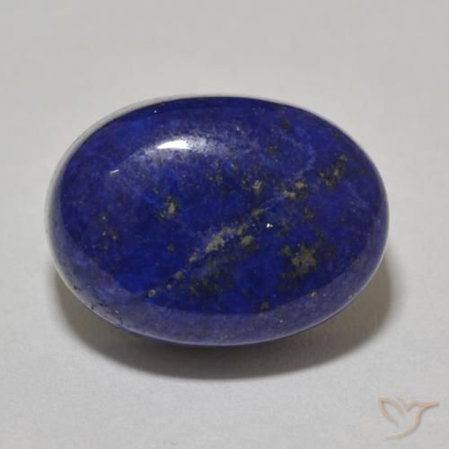 Lapis-lazuli Bleu foncé naturelle Coupe ovale, 17.98 ct, Opaque