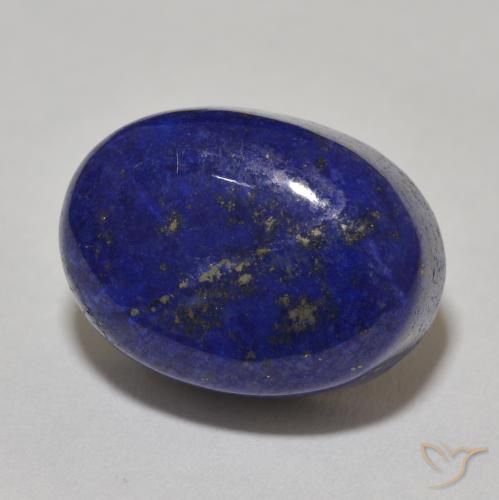 Lapis-lazuli Bleu foncé naturelle Coupe ovale, 17.98 ct, Opaque