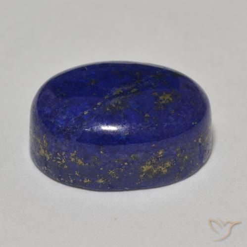 Lapis-lazuli Bleu foncé naturelle Coupe ovale, 17.98 ct, Opaque