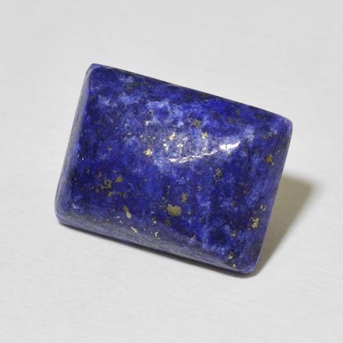 Lapis-lazuli Bleu foncé naturelle Baquette, 9.54 ct, Opaque