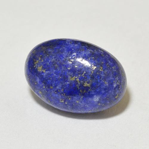 Lapis-lazuli Bleu moyen naturelle Coupe ovale, 7.19 ct, Opaque