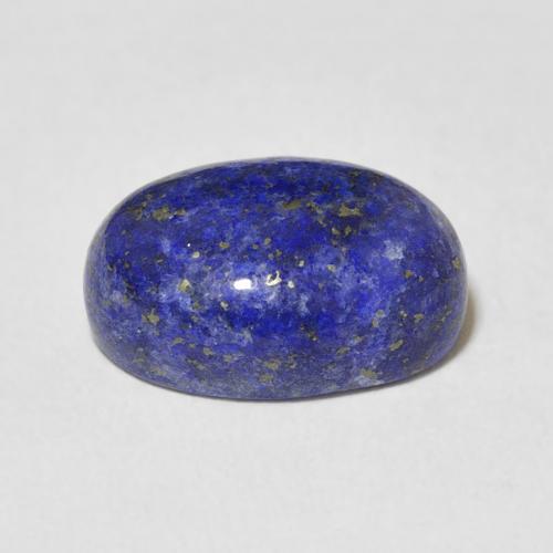 Lapis-lazuli Bleu moyen naturelle Coupe ovale, 7.19 ct, Opaque
