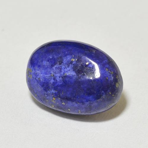 Lapis-lazuli Bleu foncé naturelle ovale, 6.19 ct, Opaque