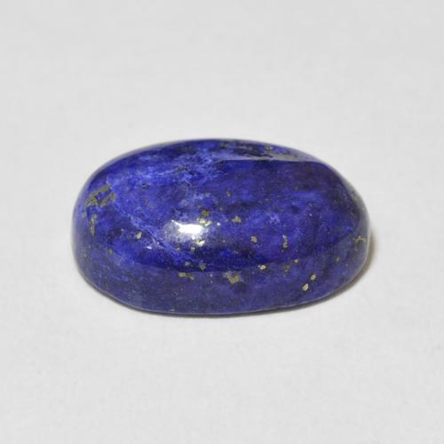 Lapis-lazuli Bleu foncé naturelle ovale, 6.19 ct, Opaque