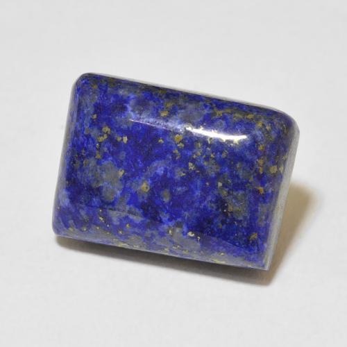 Lapis-lazuli Bleu foncé naturelle Baquette, 9.14 ct, Opaque