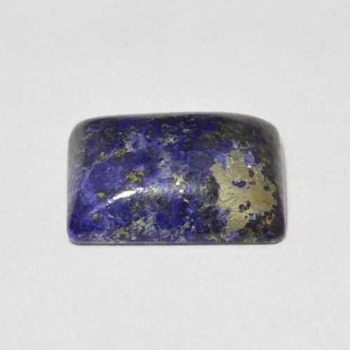 Lapis-lazuli Bleu foncé naturelle Baquette, 5.85 ct, Opaque