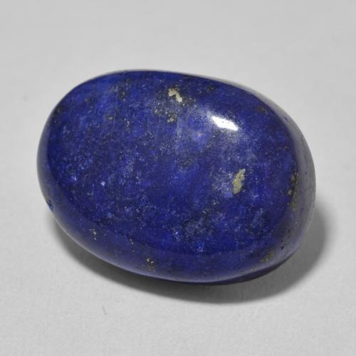 Lapis-lazuli Bleu foncé naturelle ovale, 14.32 ct, Opaque