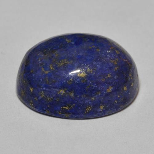 Lapis-lazuli Bleu foncé naturelle ovale, 18.38 ct, Opaque