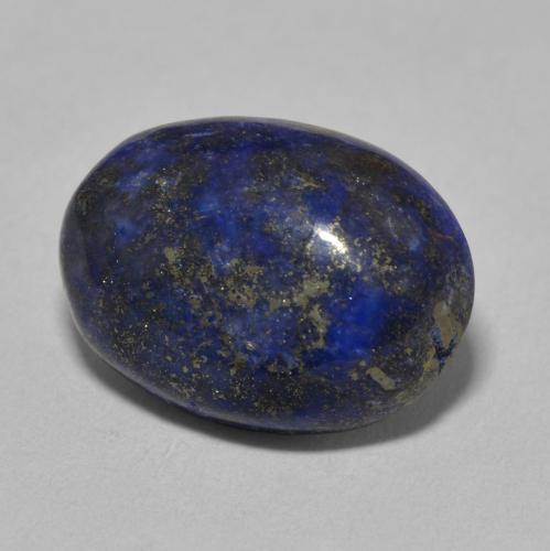 Lapis-lazuli Bleu foncé naturelle ovale, 12.73 ct, Opaque