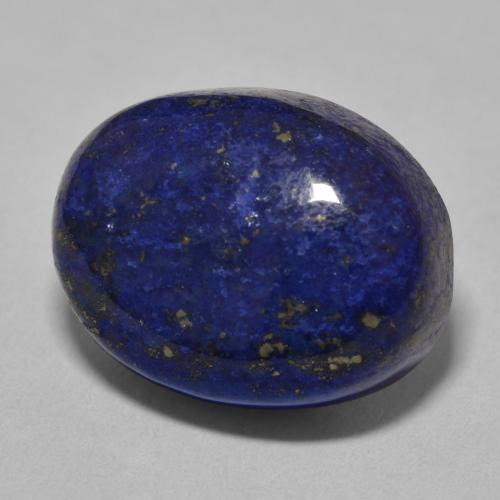 Lapis-lazuli Bleu foncé naturelle ovale, 17.71 ct, Opaque