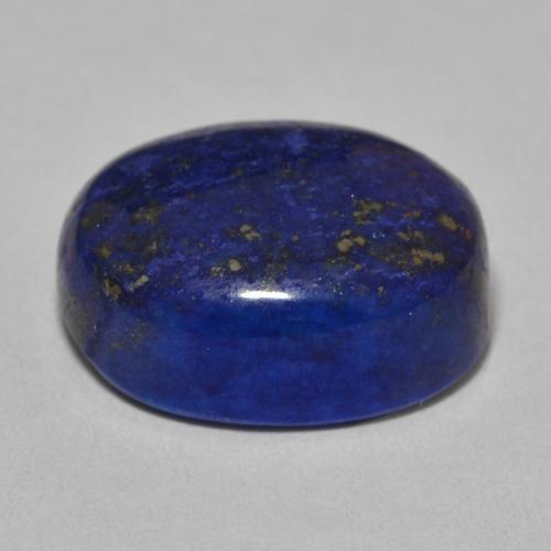 Lapis-lazuli Bleu foncé naturelle ovale, 17.71 ct, Opaque