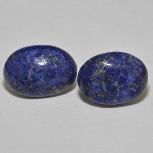 18.07ctw Naturel Bleu foncé Lapis-lazuli, ovale, Opaque