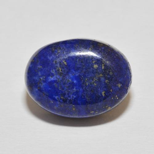 13.11ct Naturel Bleu foncé Lapis-lazuli, ovale, Opaque