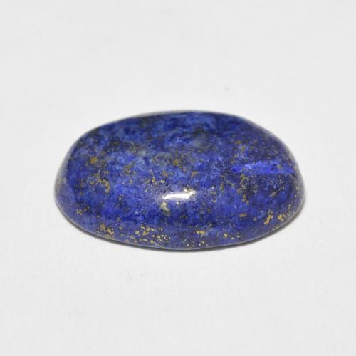 Lapis-lazuli Bleu marine naturelle ovale, 10.28 ct, Opaque