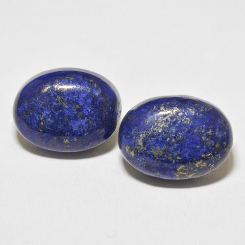 25.25ctw Naturel Bleu marine Lapis-lazuli, ovale, Opaque