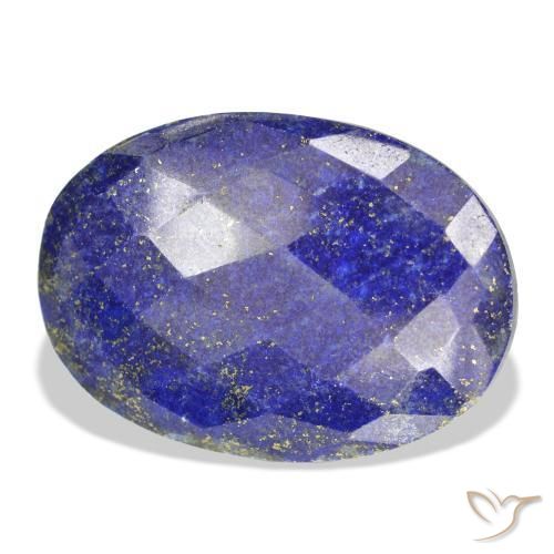 Lapis-lazuli Bleu égyptien profond naturelle ovale, 54.26 ct, Opaque