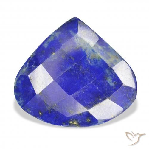 22.58ct Naturel Bleu foncé Lapis-lazuli, En forme de poire, Opaque
