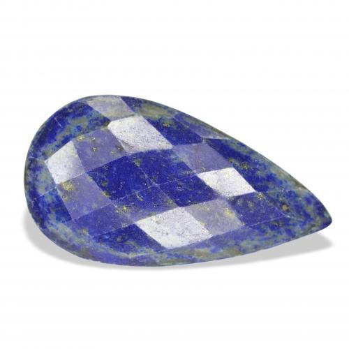 Lapis-lazuli Bleu foncé naturelle En forme de poire, 30.75 ct, Opaque