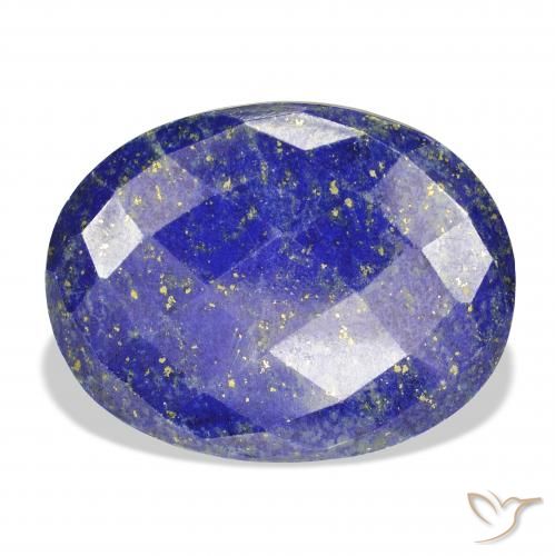 Lapis-lazuli Bleu foncé naturelle ovale, 50.98 ct, Opaque