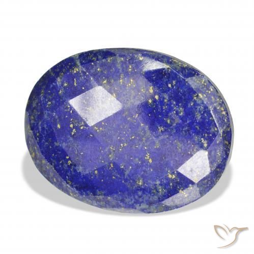 Lapis-lazuli Bleu foncé naturelle ovale, 50.98 ct, Opaque