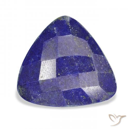 16.13ct Naturel Bleu égyptien profond Lapis-lazuli, Trillion, Opaque