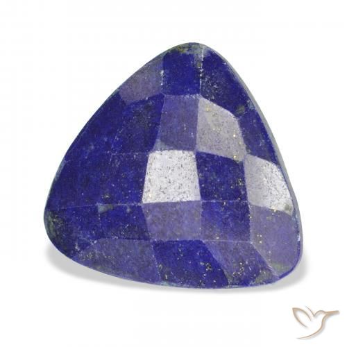 Lapis-lazuli Bleu égyptien profond naturelle Trillion, 16.13 ct, Opaque