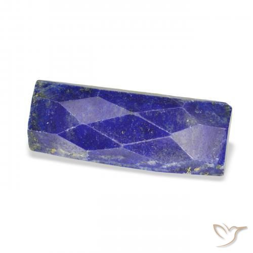 Lapis-lazuli Bleu foncé naturelle Baquette, 13.05 ct, Opaque