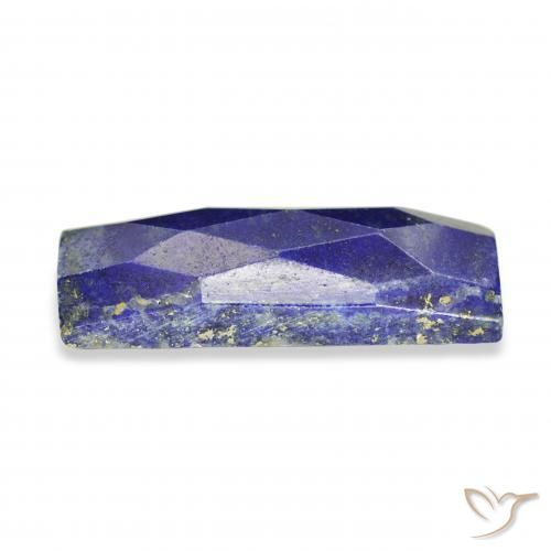 Lapis-lazuli Bleu foncé naturelle Baquette, 13.05 ct, Opaque