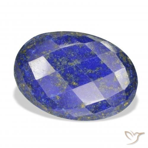 Lapis-lazuli Bleu foncé naturelle ovale, 30.88 ct, Opaque