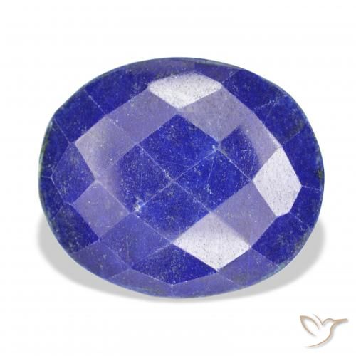 Lapis-lazuli Bleu égyptien profond naturelle ovale, 31.66 ct, Opaque