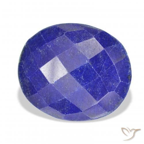 Lapis-lazuli Bleu égyptien profond naturelle ovale, 31.66 ct, Opaque