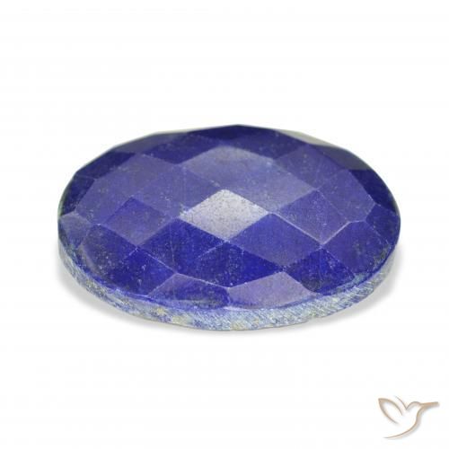 Lapis-lazuli Bleu égyptien profond naturelle ovale, 31.66 ct, Opaque