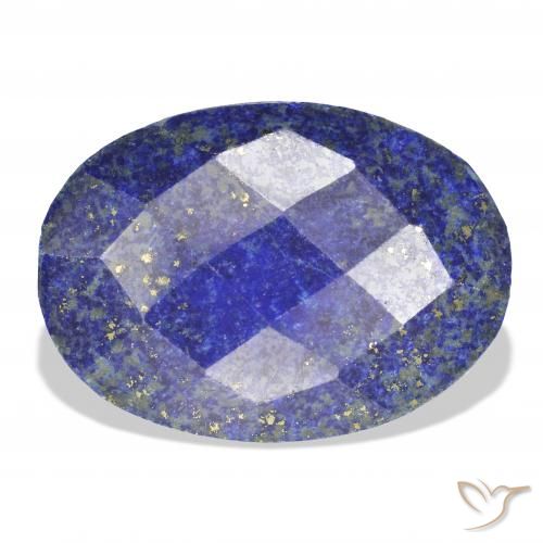 Lapis-lazuli Bleu marine naturelle ovale, 25.54 ct, Opaque