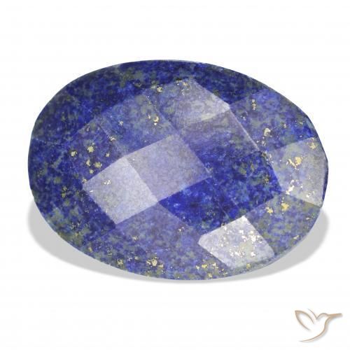 Lapis-lazuli Bleu marine naturelle ovale, 25.54 ct, Opaque