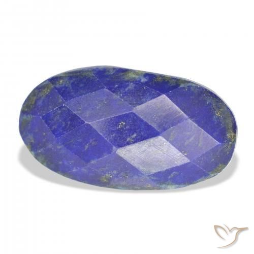 Lapis-lazuli Bleu foncé naturelle ovale, 10.68 ct, Opaque