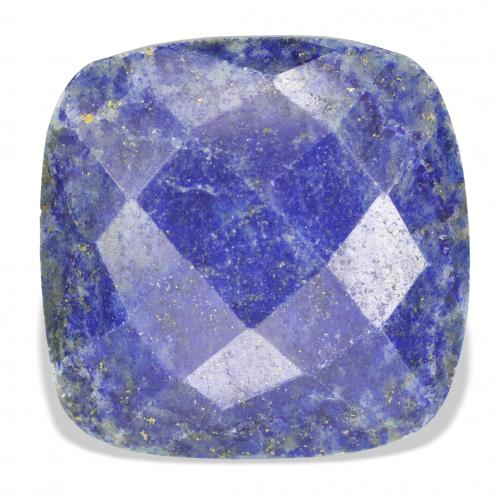 25.25ct Naturel Bleu foncé Lapis-lazuli, Coussin, Opaque