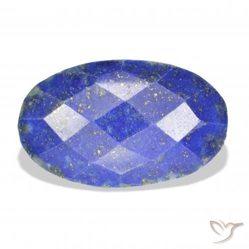 Lapis-lazuli Bleu foncé naturelle ovale, 24.00 ct, Opaque