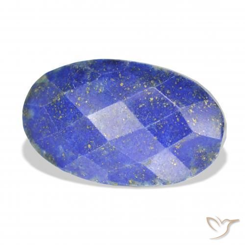 Lapis-lazuli Bleu foncé naturelle ovale, 24.00 ct, Opaque