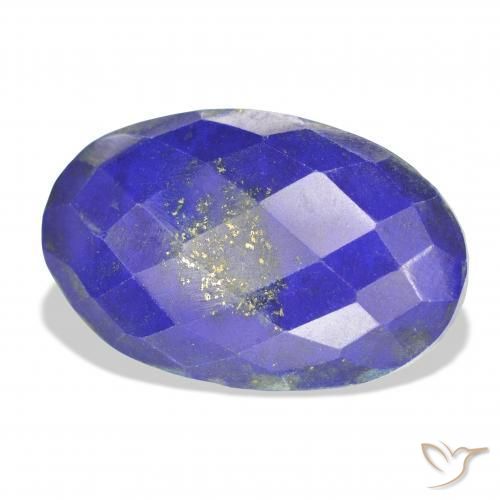 Lapis-lazuli Bleu égyptien profond naturelle ovale, 19.90 ct, Opaque