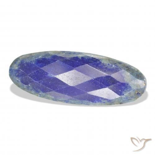 Lapis-lazuli Bleu marine naturelle ovale, 21.26 ct, Opaque