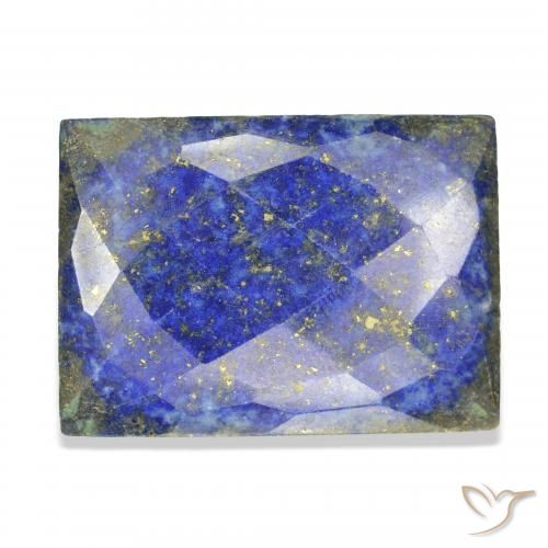 Lapis-lazuli Bleu foncé naturelle Baquette, 55.15 ct, Opaque