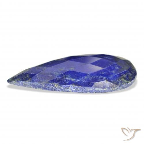 Lapis-lazuli Bleu foncé naturelle En forme de poire, 37.94 ct, Opaque