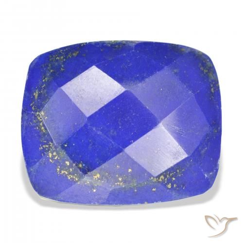 Lapis-lazuli Bleu égyptien profond naturelle Coussin, 17.74 ct, Opaque