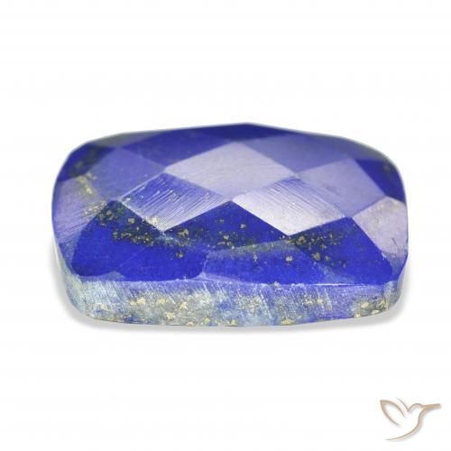Lapis-lazuli Bleu égyptien profond naturelle Coussin, 17.74 ct, Opaque