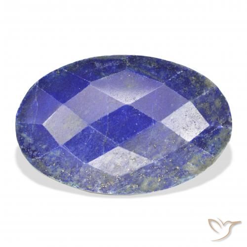 Lapis-lazuli Bleu foncé naturelle ovale, 26.36 ct, Opaque