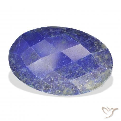 Lapis-lazuli Bleu foncé naturelle ovale, 26.36 ct, Opaque