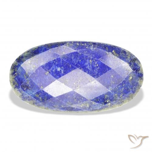 51.75ct Naturel Bleu moyen Lapis-lazuli, ovale, Opaque